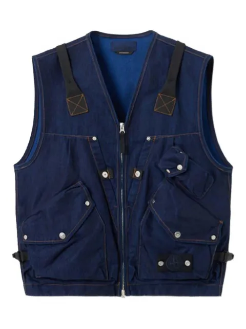 Stone Island denim gilet