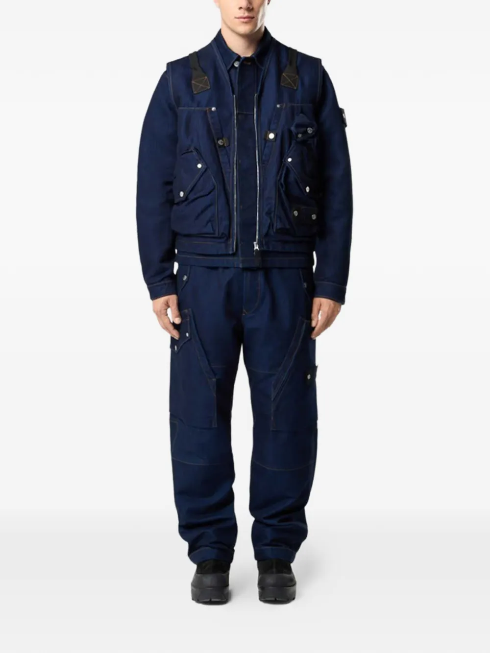 Stone Island denim gilet | Waistcoats & Gilets | Image 2