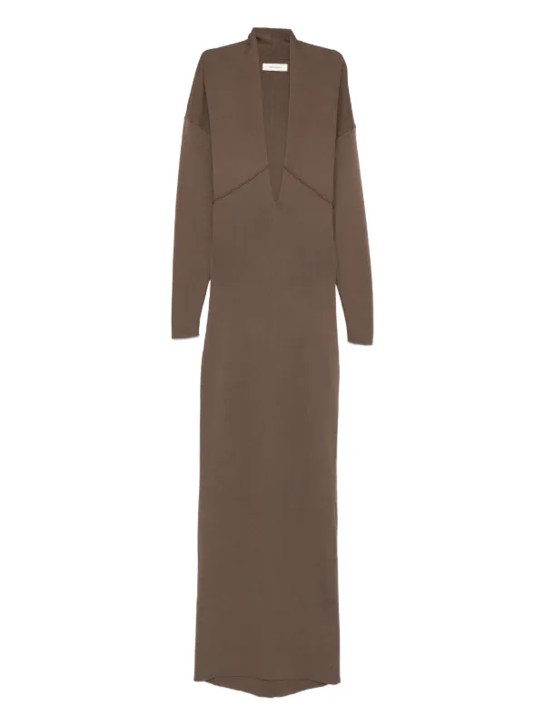 entire studios maxi dress Entire Studios Rallel V-neck Maxi Dress