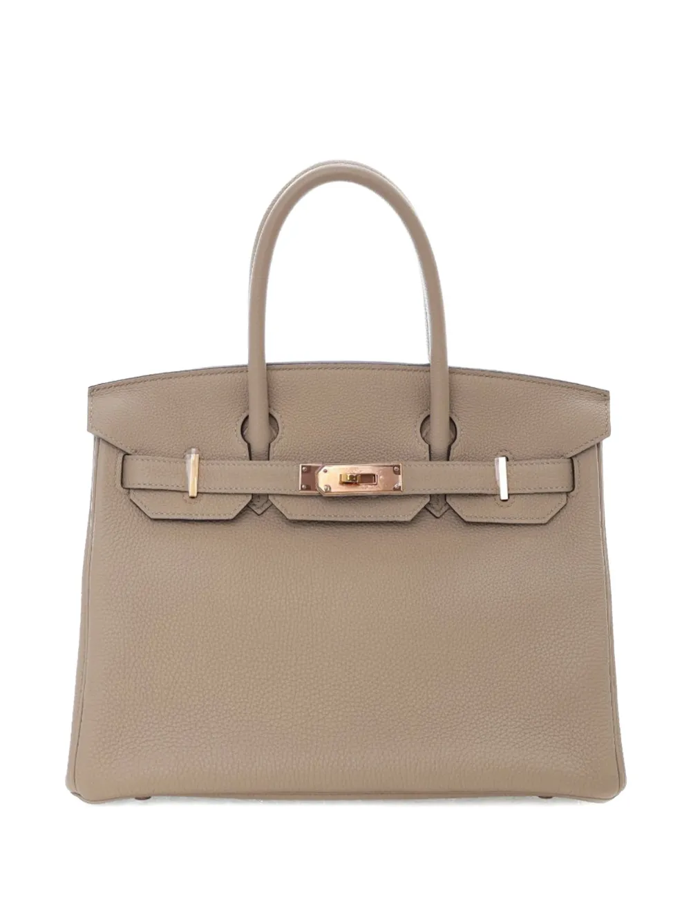 Hermès Pre-Owned 2018 Togo Birkin Retourne 30 handbag | Brown | Image 1