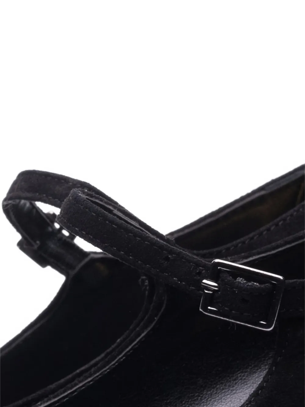 Poche Paris Buckl-strap Pumps In Black