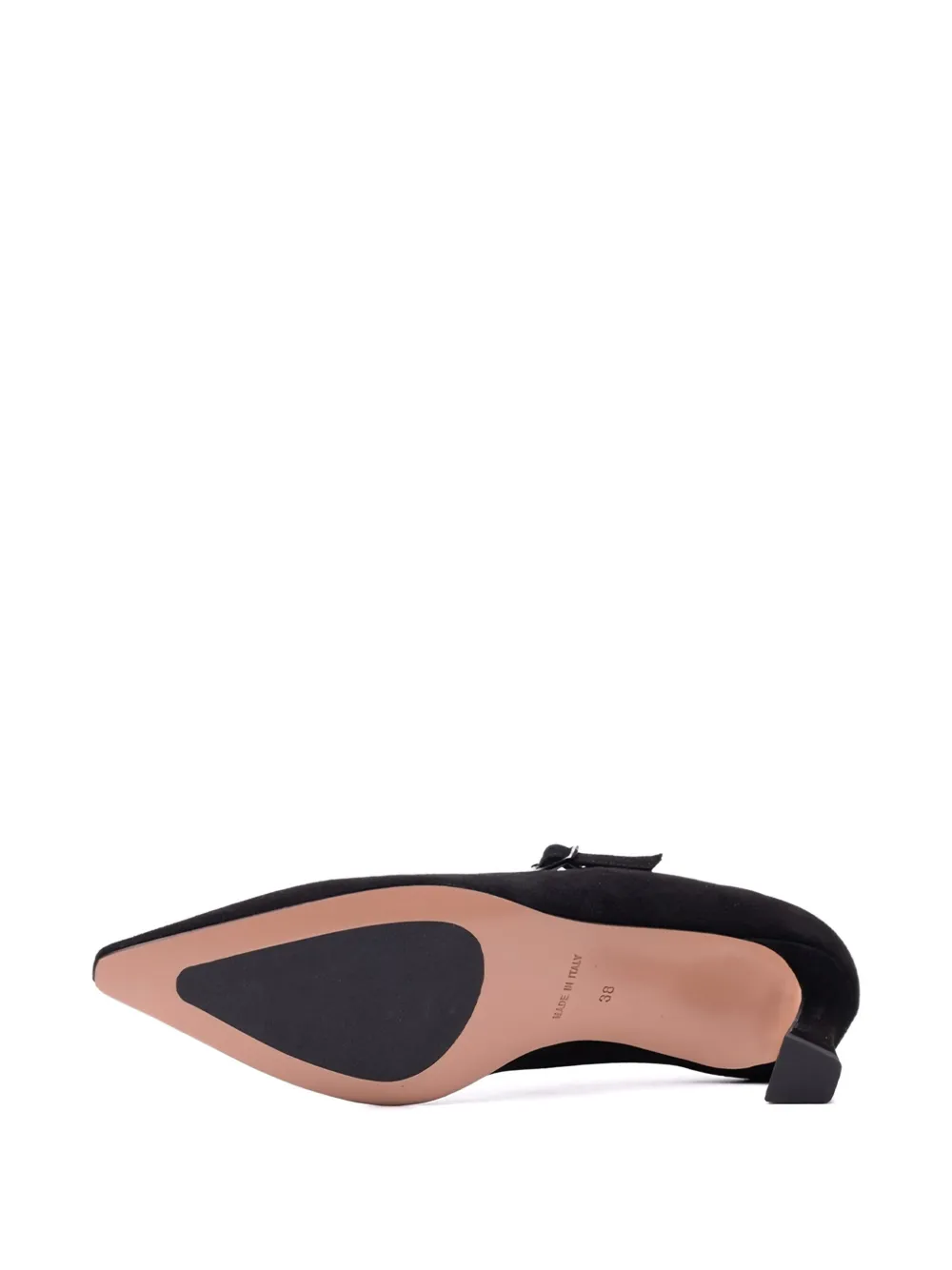 Poche Paris Buckl-strap Pumps In Black