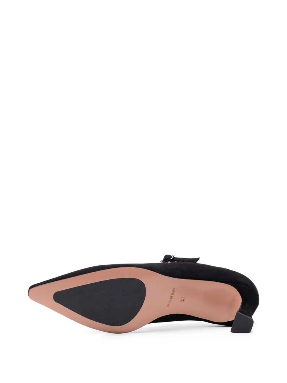  Poche Paris Buckl-strap Pumps - Black 