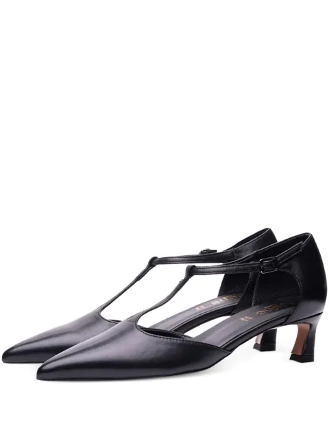 Poche Paris Pumps con cinturino a T