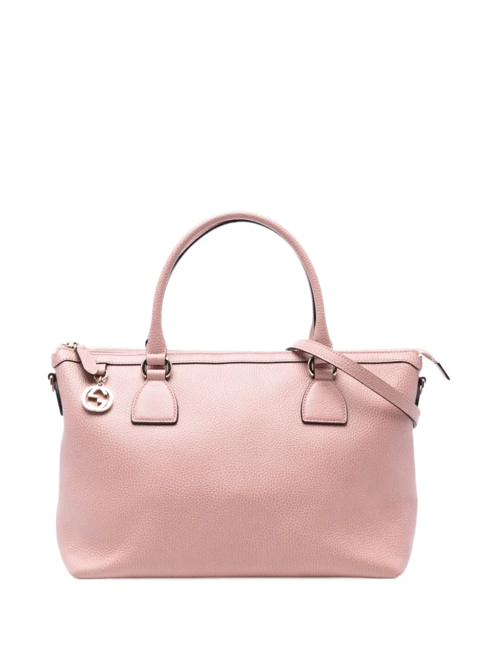 Gucci Pre-Owned 2016-2025 Dollar Calfskin GG Charm satchel - Rosa