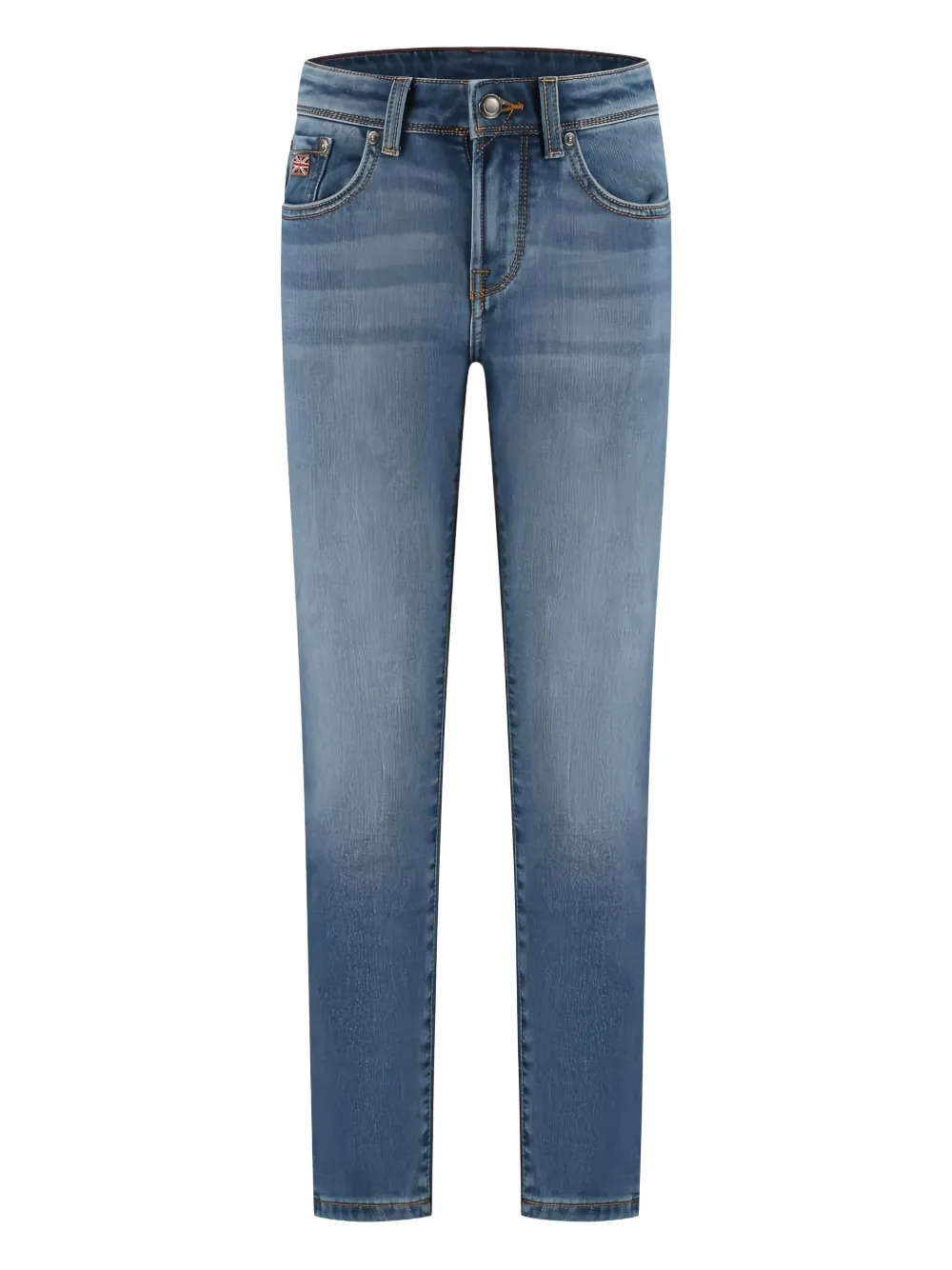 Hackett Kids embroidered jeans - Blu