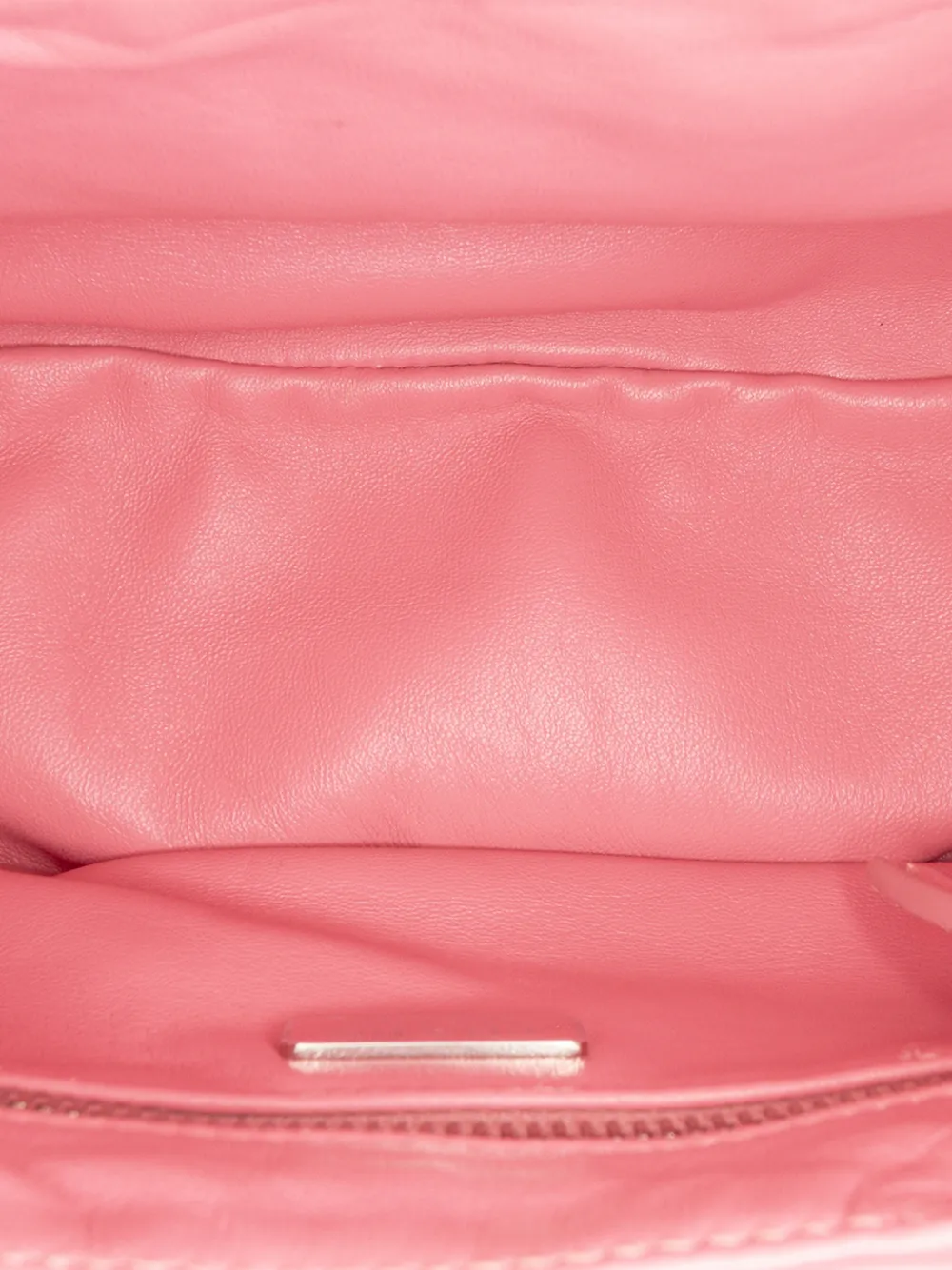 Pre-owned Prada 2010-2025 Nappa Soft Padded Re Edition 2002 Moon Satchel In Pink
