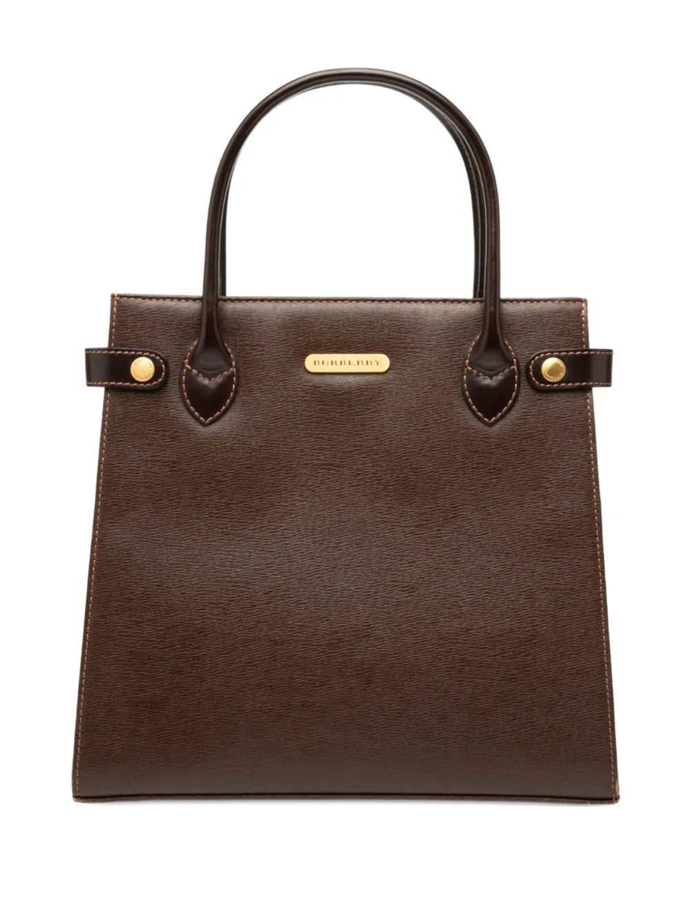 Burberry Pre-Owned 2000-2017 Leather tote bag - Marrone