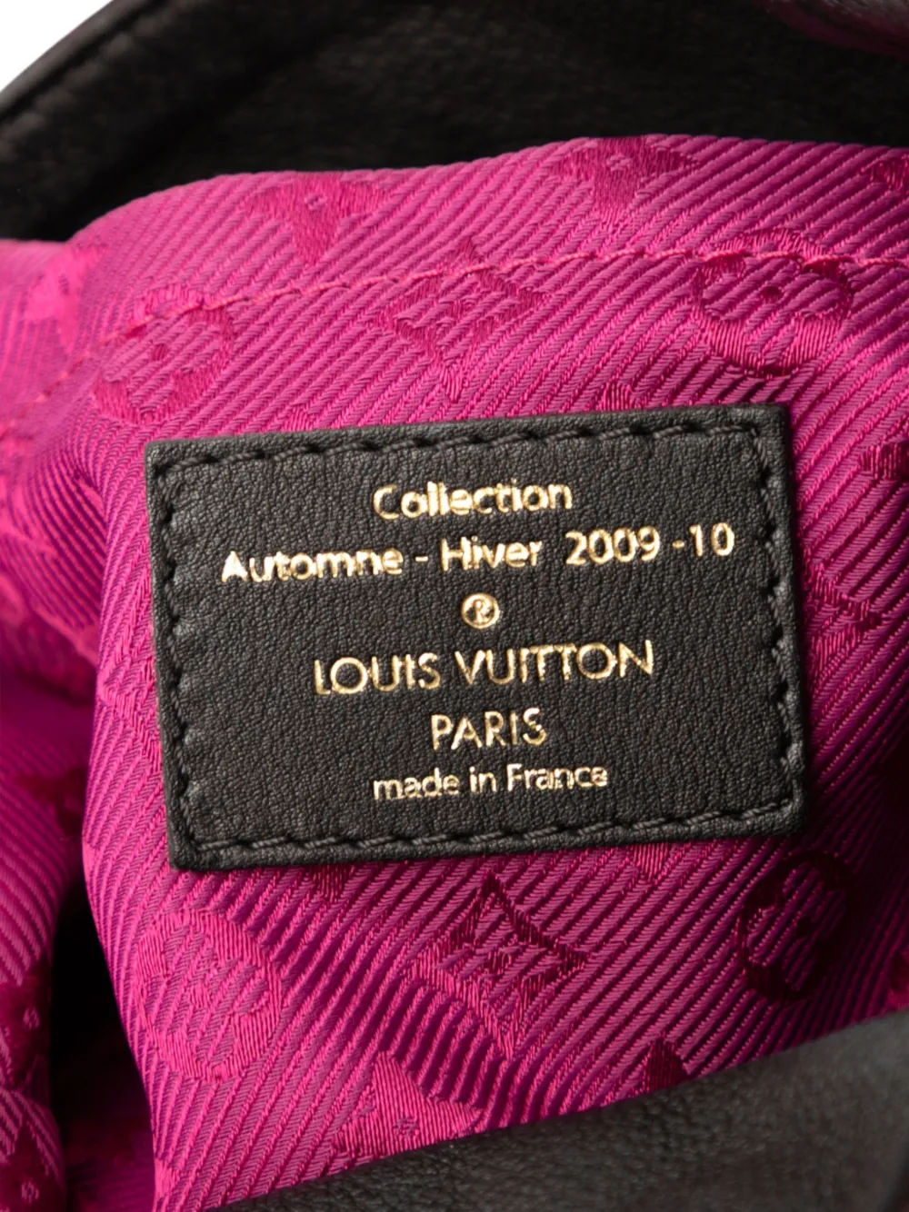 LOUIS VUITTON Pre-owned 2009 Limited Edition Metallic Jacquard Double Jeu Neo Alma Tote Bag In Purple