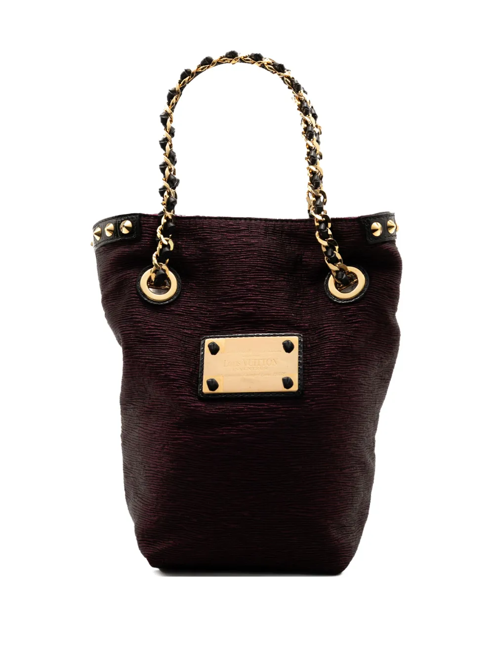 Louis Vuitton Pre-Owned 2009 Limited Edition Metallic Jacquard Double Jeu Neo Alma tote bag - Purple