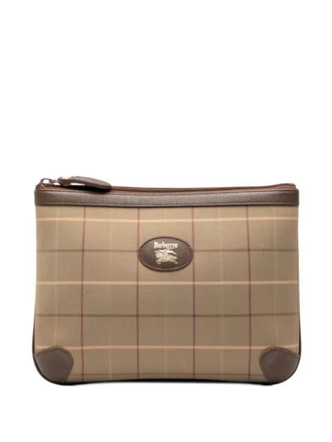Burberry Pre-Owned 20th Century Vintage Check Canvas clutch bag