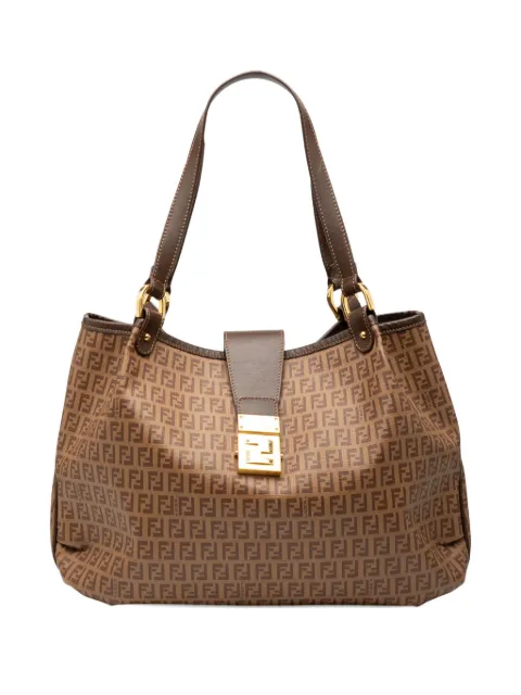 Fendi Pre-Owned 2010-2025 Zucchino Spalmati Chiusura tote bag
