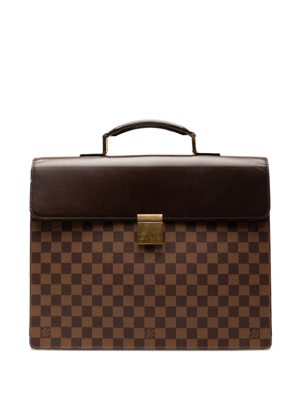 Louis Vuitton Pre-Owned 2003 Damier Ebene Altona PM business bag | Brown | Image 1