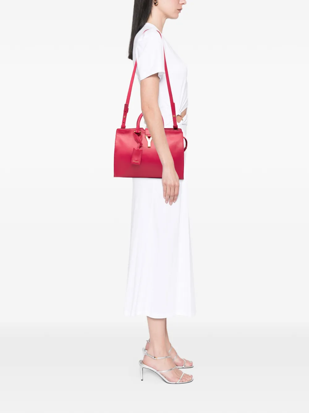 Saint Laurent Pre-Owned 2013 Small Calfskin Cabas Chyc satchel | Pre-Owned | Image 2