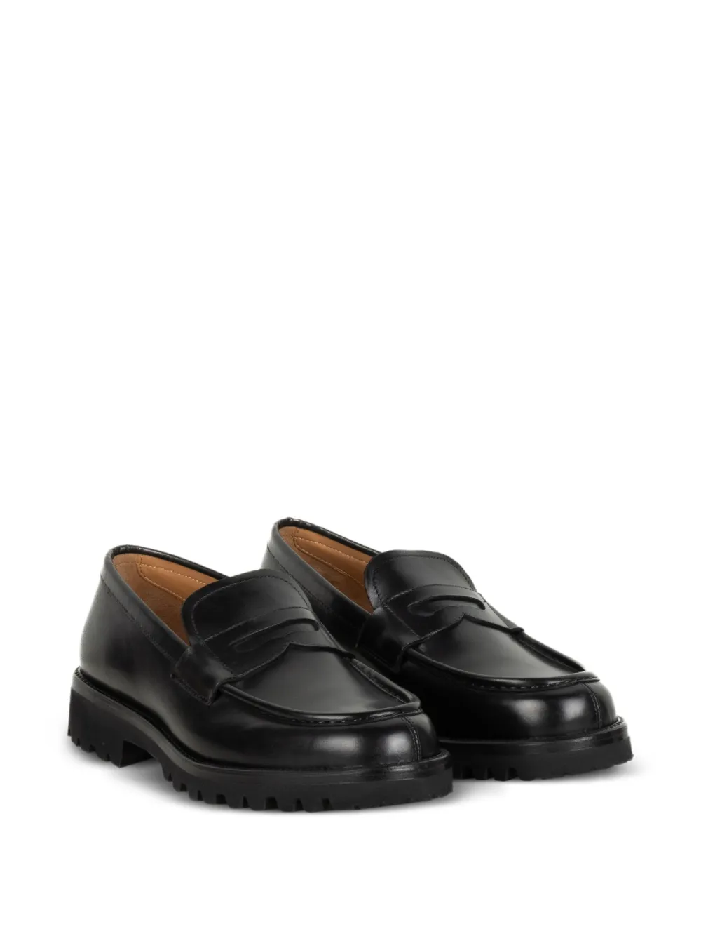 Amedeo Testoni Courmayeur loafers - Zwart