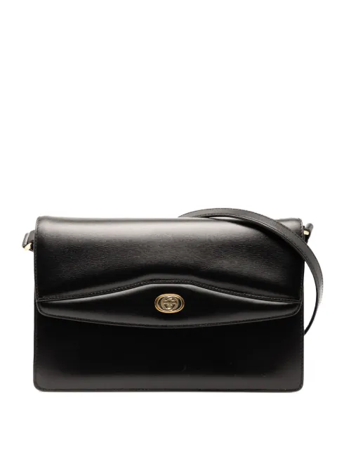 Gucci Pre-Owned 2000-2015 Leather Flap crossbody bag