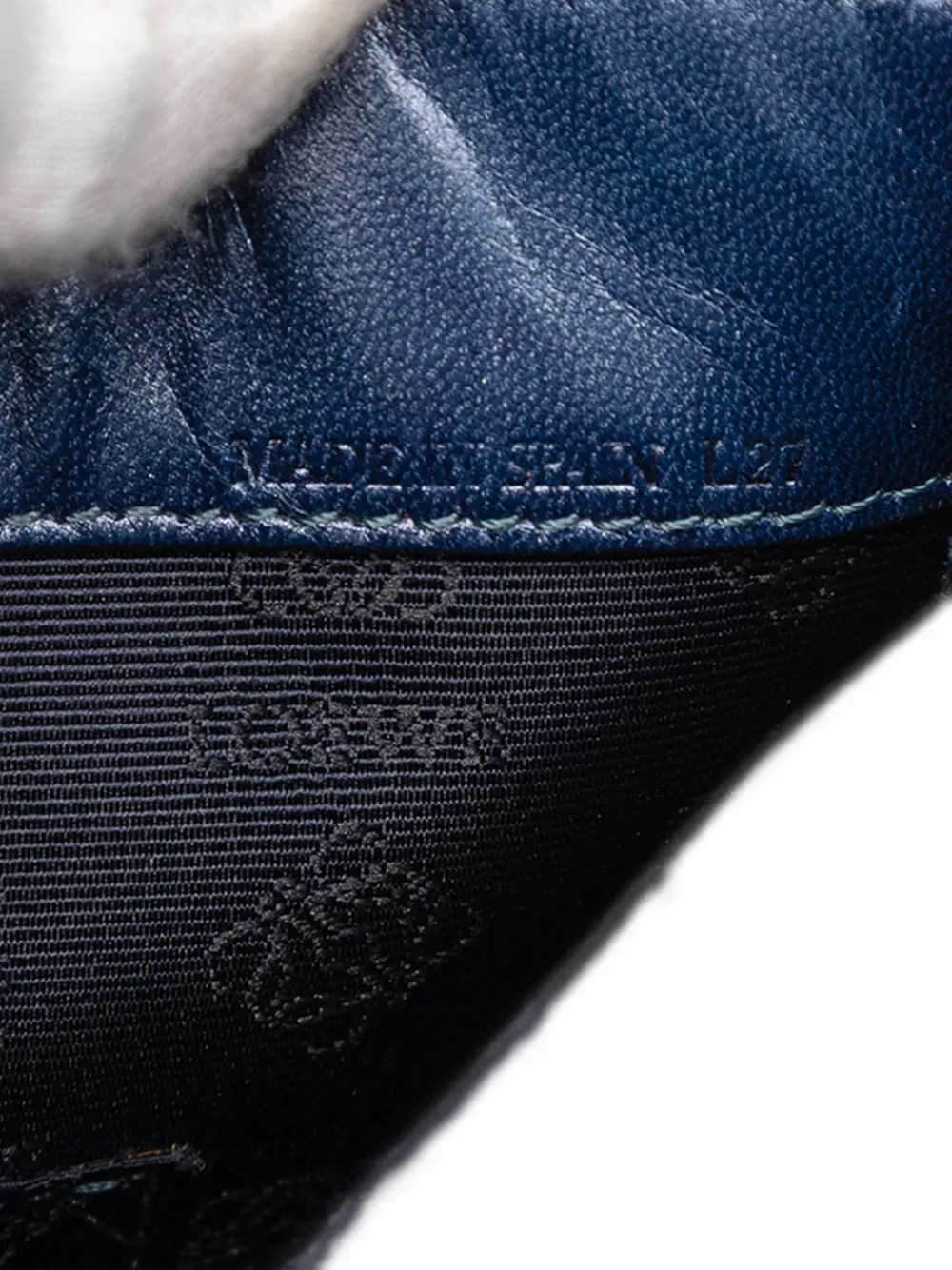 Pre-owned Loewe 20th Century Leather Flap Shoulder Bag In Blue