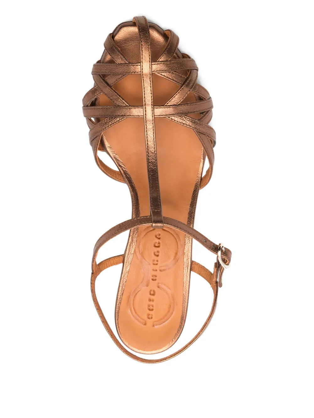 Chie Mihara Keiko 70mm pumps met geweven bandje Bruin