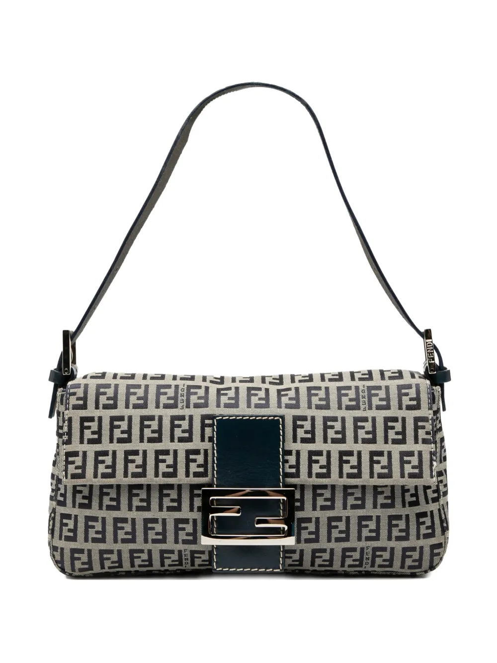 Fendi Pre-Owned 2000-2010 Zucchino Canvas Baguette shoulder bag | Grey | Image 1