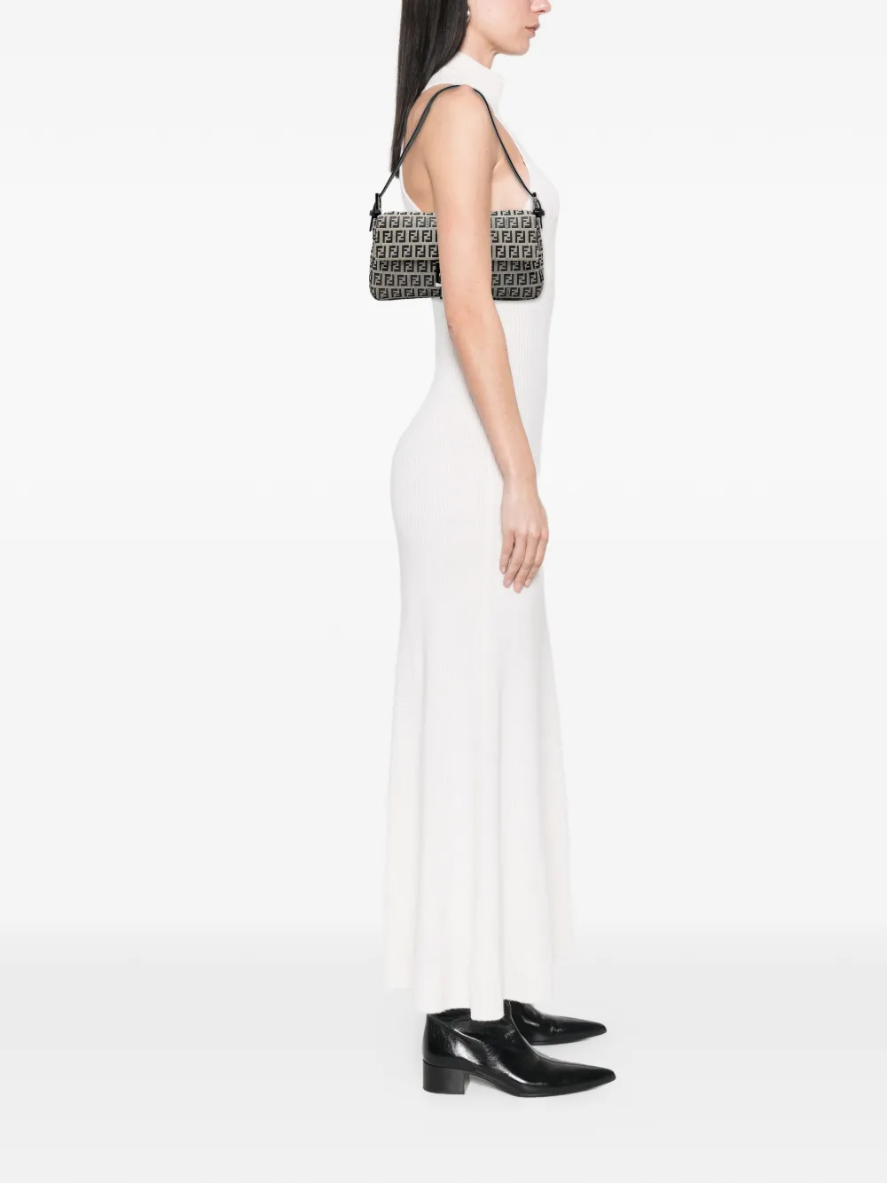 Fendi Pre-Owned 2000-2010 Zucchino Canvas Baguette shoulder bag | Pre-Owned | Image 2