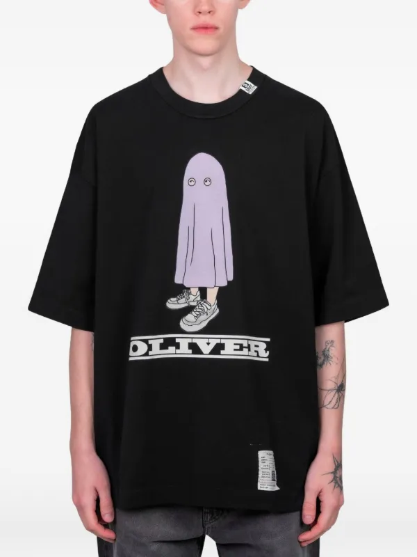 Maison MIHARA YASUHIRO グラフィック Tシャツ | ブラック | FARFETCH JP
