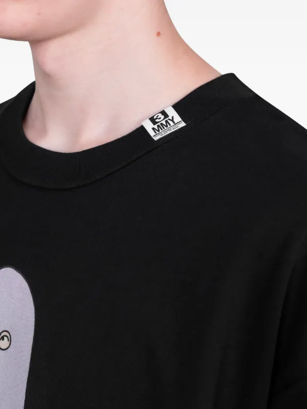 Maison MIHARA YASUHIRO グラフィック Tシャツ | ブラック | FARFETCH JP