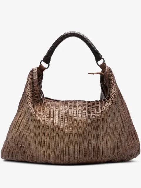Reptile's House woven leather shoulder bag