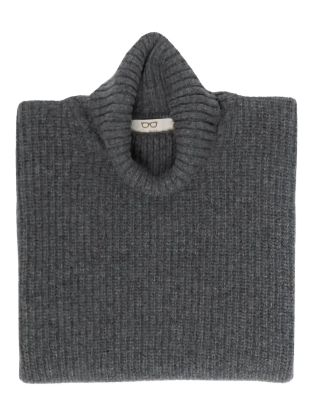 DAVANTINO roll-neck wool top | Grey | Image 1