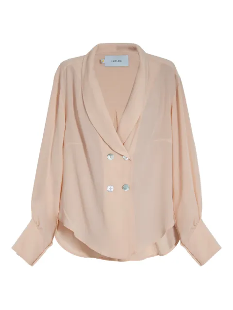 Isolda  Sissi double-breasted buttoned shirt