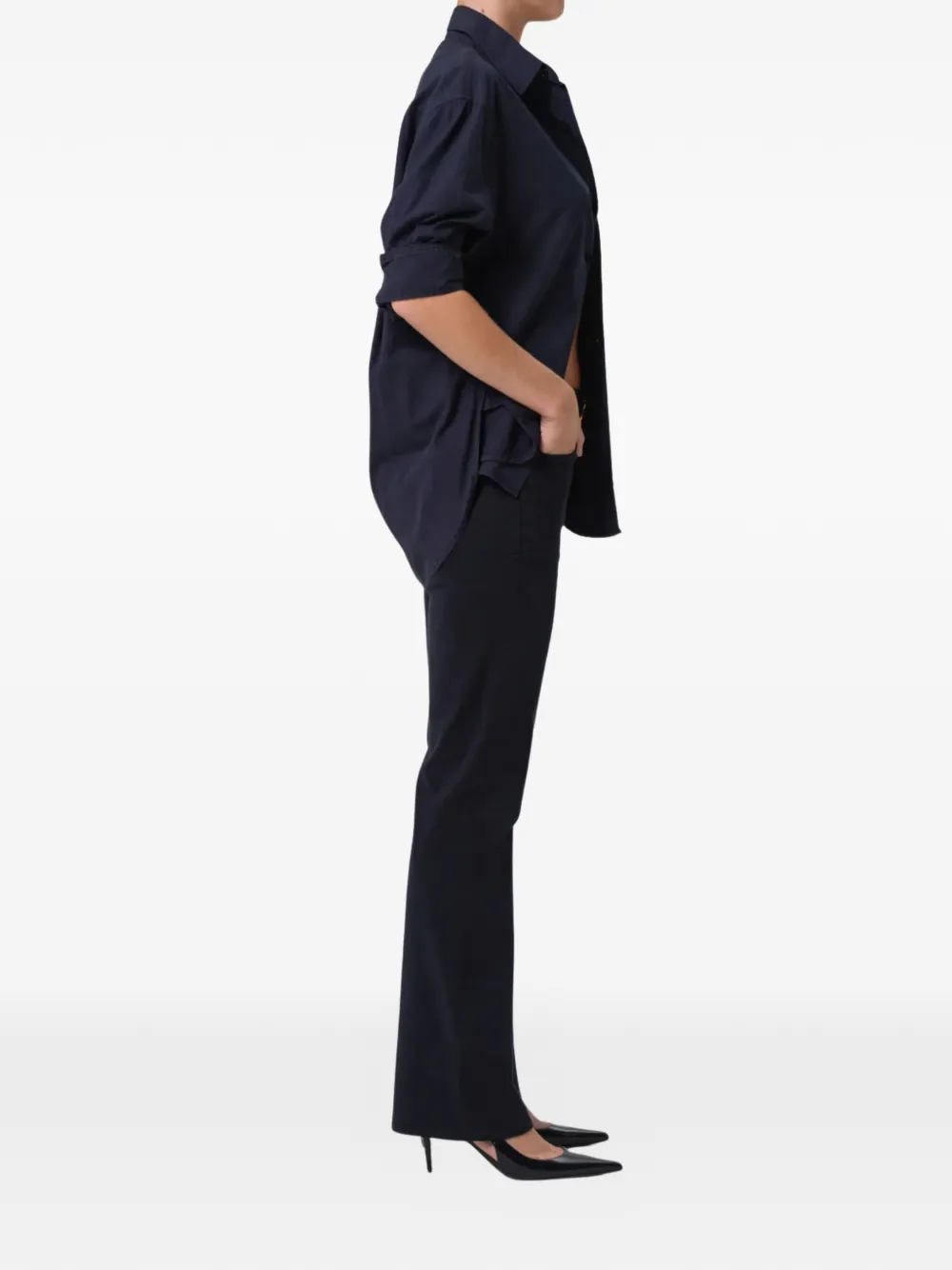 Citizens of Humanity Genova low waist bootjeans Blauw