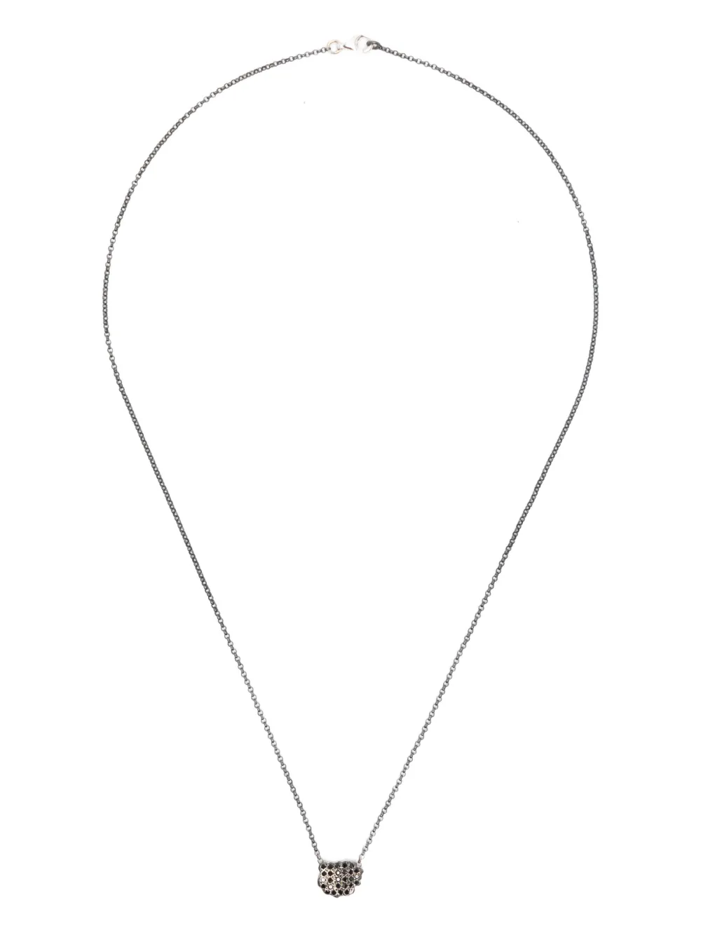 Rosa Maria sterling silver diamond necklace - Argento