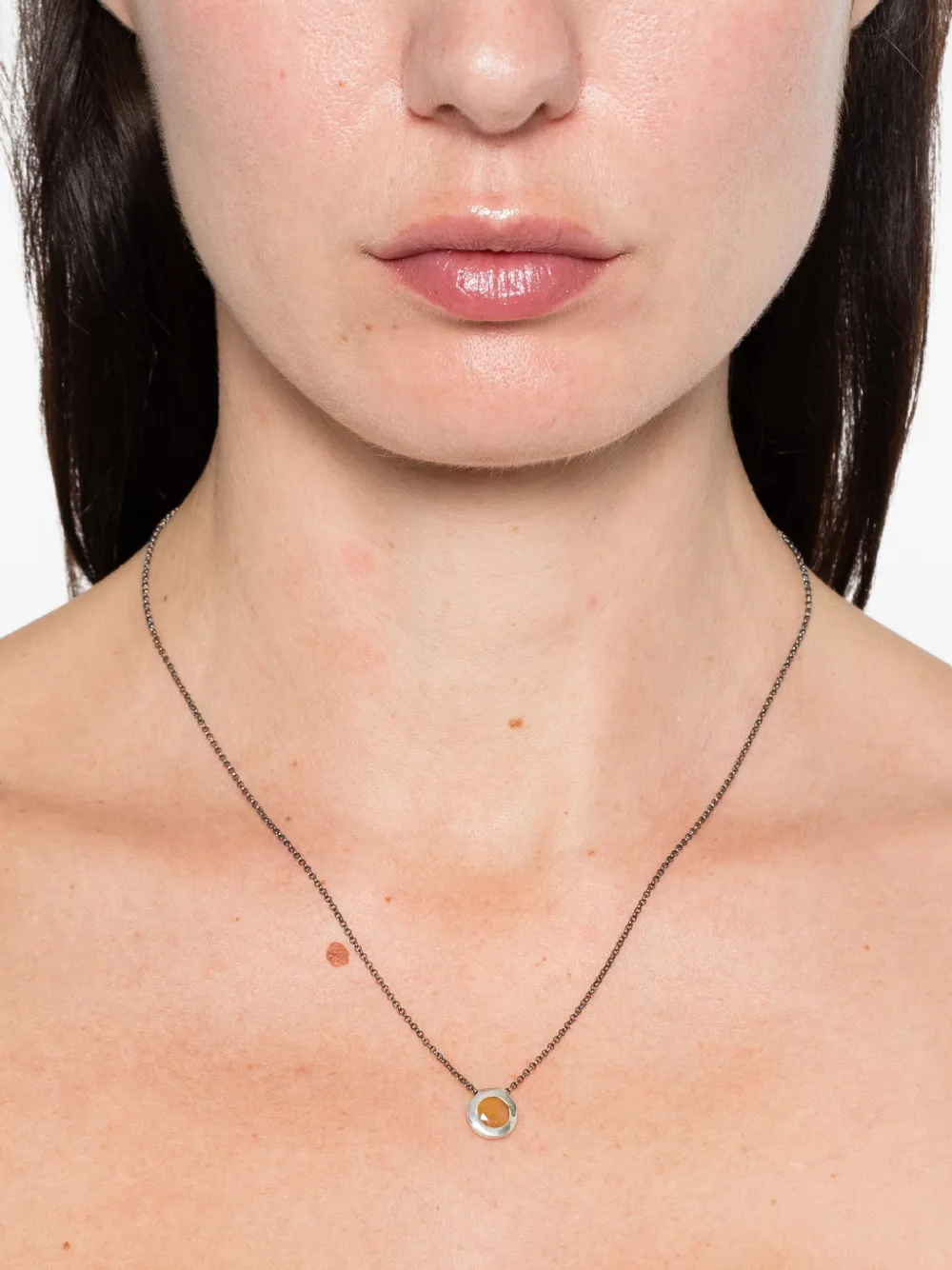 Sterling Silver Quartz Necklace