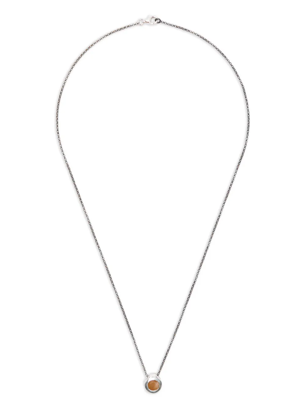 Rosa Maria sterling silver quartz necklace - Argento