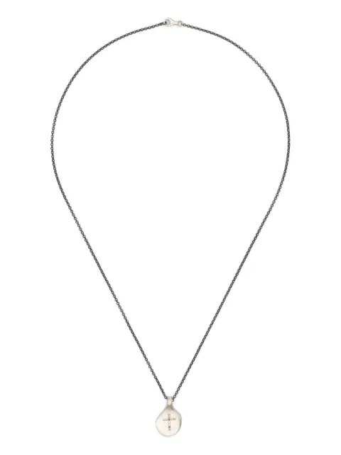 Rosa Maria collar en plata de ley con dije de diamante