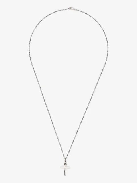 Rosa Maria collier en argent sterling serti de diamant taille Flanders