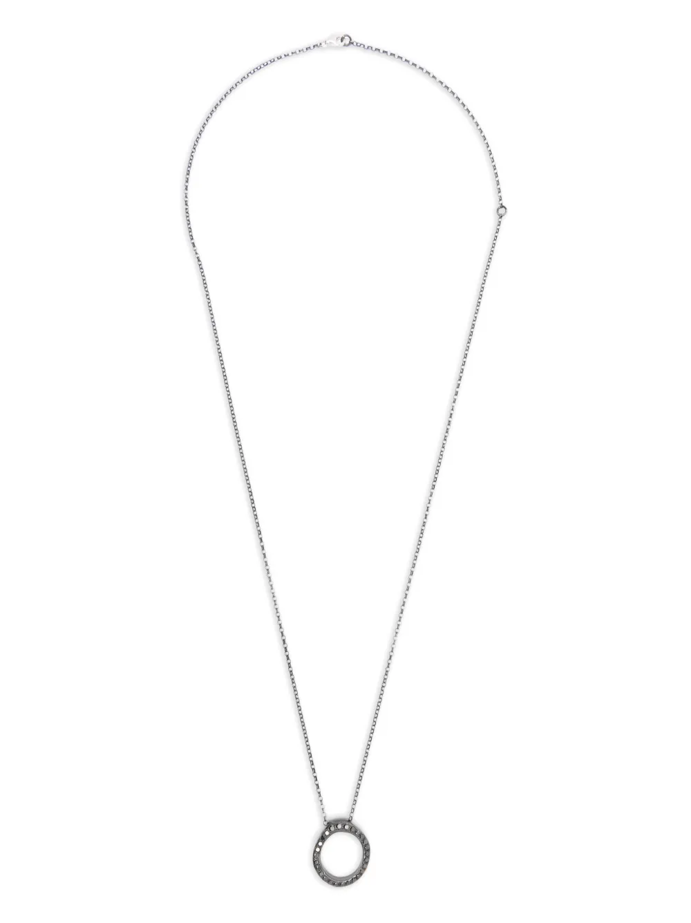 Rosa Maria sterling silver diamond necklace - Argento