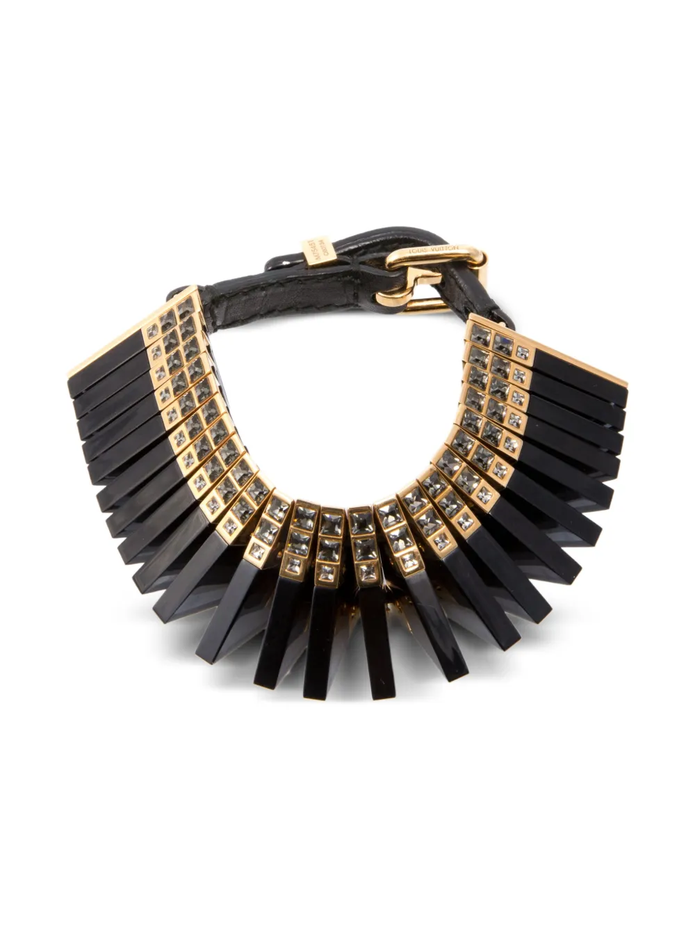 Louis Vuitton Pre-Owned 2010s articulated embellished bracelet - Oro