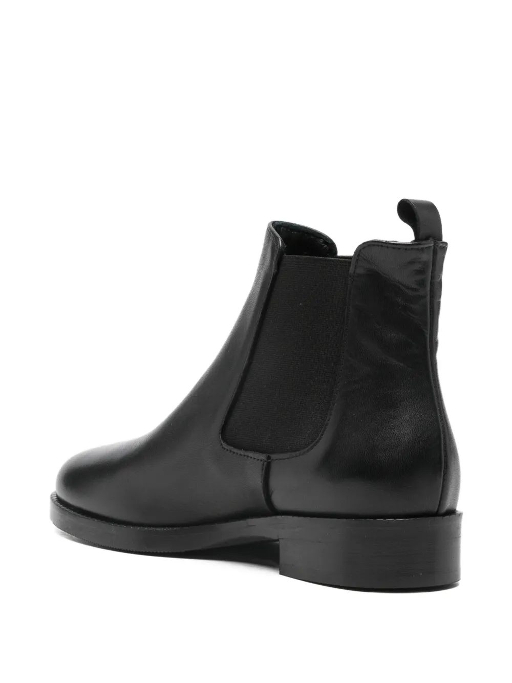 paola parisi 30 mm leren Chelsea laarzen Zwart