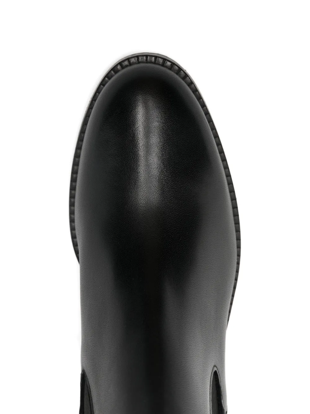 paola parisi 30 mm leren Chelsea laarzen Zwart