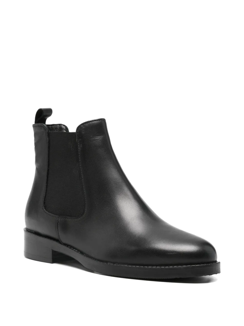 paola parisi 30 mm leren Chelsea laarzen Zwart