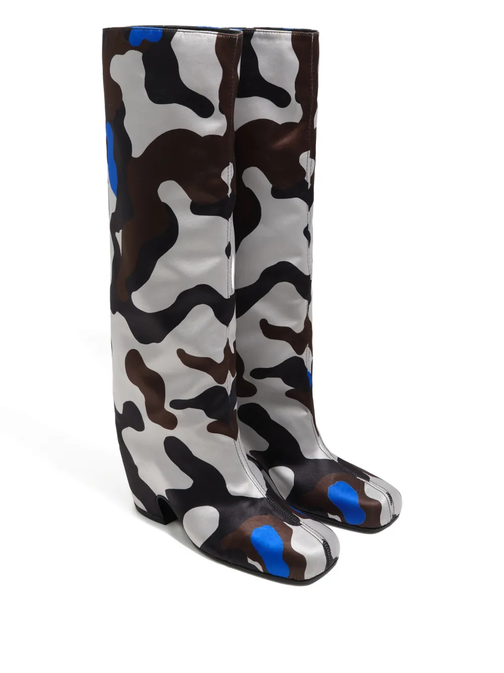Bimba Y Lola 55mm Camouflage Knee-high Boots In Multi