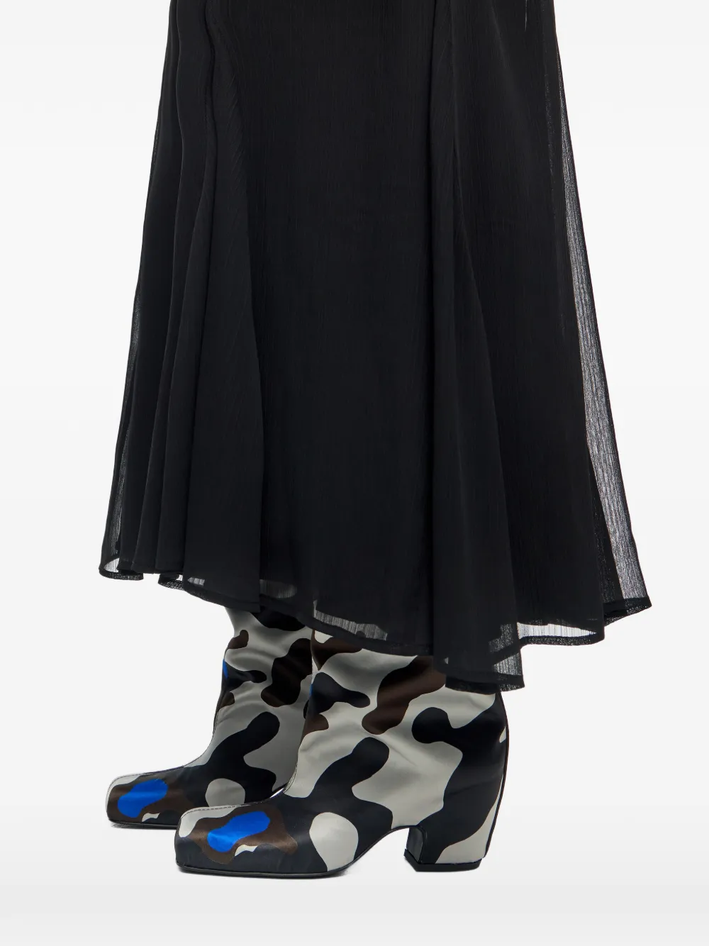 Bimba Y Lola 55mm Camouflage Knee-high Boots In Multi