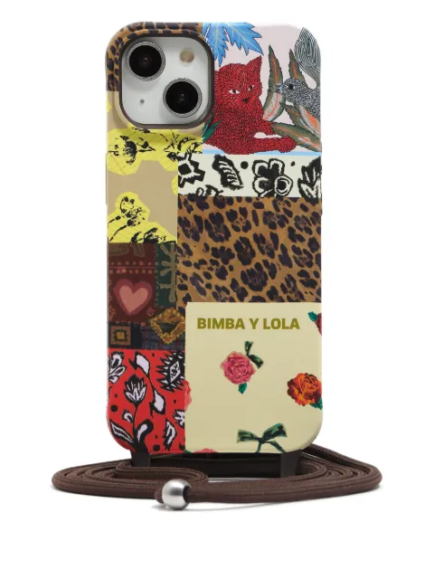 Bimba y Lola iPhone 15 patchwork phone case