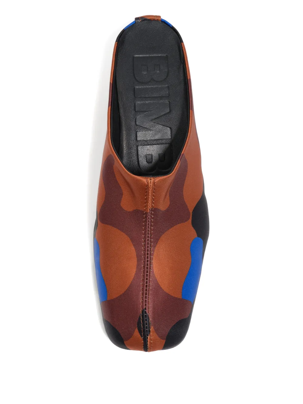 Bimba Y Lola 55mm Camouflage-print Mules In Brown