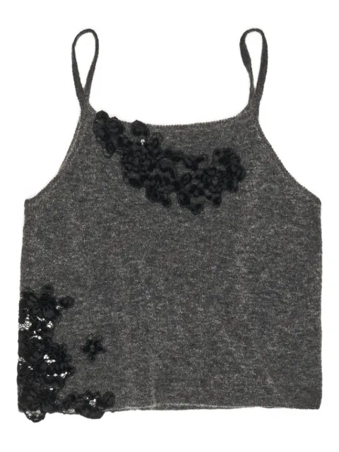Bimba y Lola lace-appliqué top
