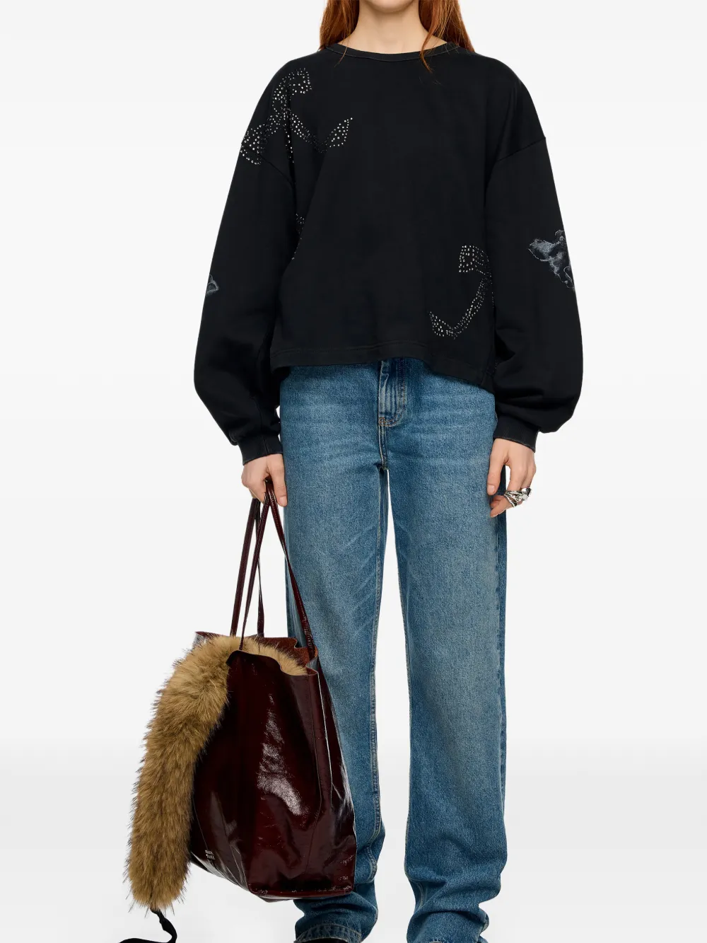 Bimba y Lola sudadera con moño de strass | Sudaderas | Image 2