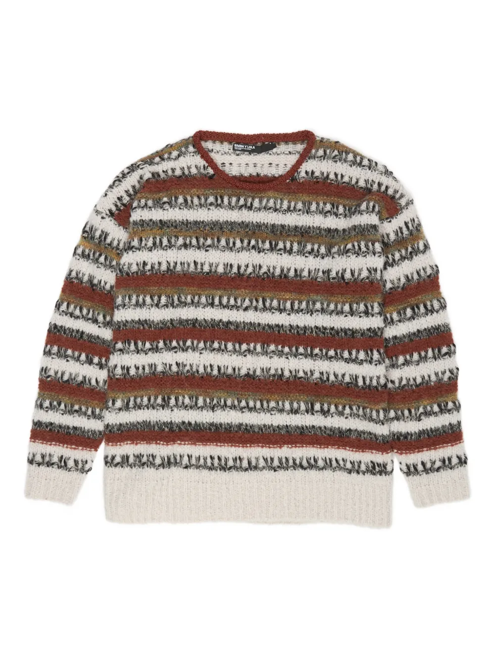 Bimba y Lola Maglione a righe - Toni neutri