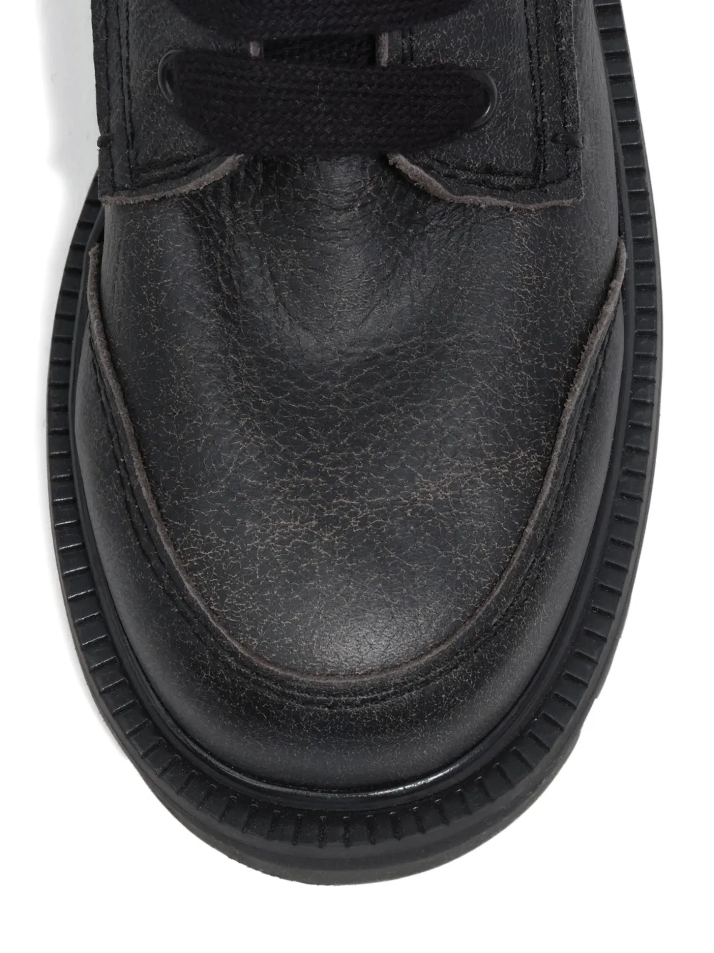 Bimba y Lola 35 mm combat boots met rits Zwart