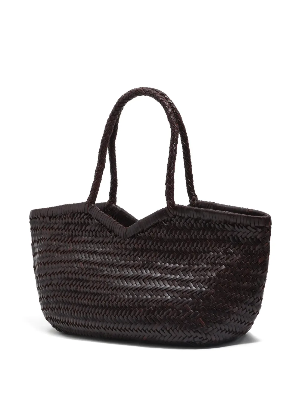 Bimba y Lola Shopper met gevlochten hengsels - Bruin