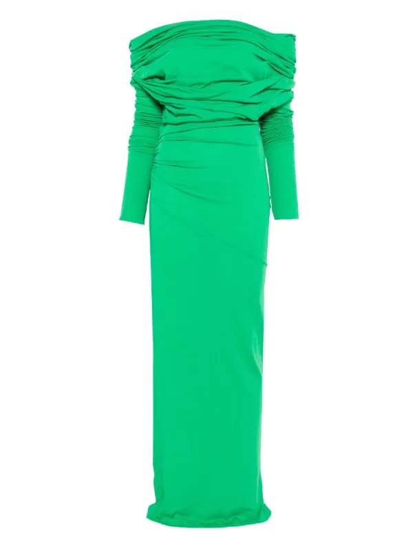 entire studios off shoulder dress ENTIRE STUDIOS Bound Off-Shoulder Gown